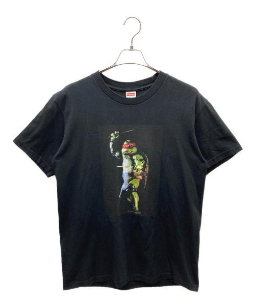 SUPREME（シュプリーム）SUPREME (シュプリーム) Raphael Tee/ティーンエイジミュータント・ニンジャ・タートルズ 半袖Tシャツ ブラック×グリーン サイズ:Mの古着・服飾アイテム