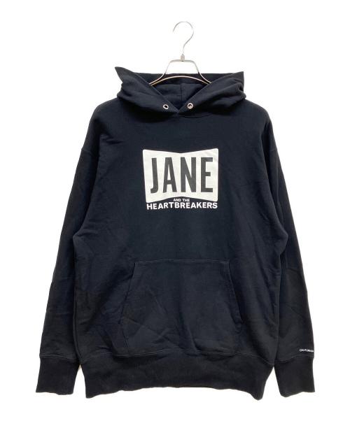 JANE（ジェーン）JANE (ジェーン) プルオーバーパーカー ブラック サイズ:Lの古着・服飾アイテム