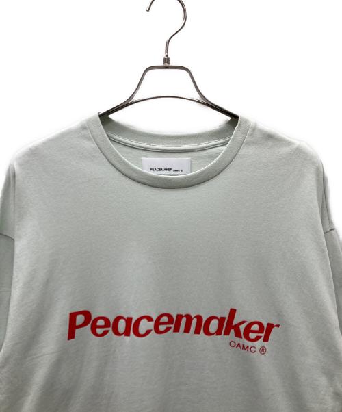 PEACEMAKER（ピースメーカー）PEACEMAKER (ピースメーカー) OAMC (オーエーエムシー) Peacemaker Flower Tshirt/半袖カットソー ブルー×レッド サイズ:Sの古着・服飾アイテム