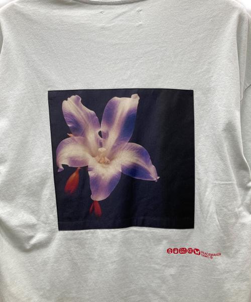 PEACEMAKER（ピースメーカー）PEACEMAKER (ピースメーカー) OAMC (オーエーエムシー) Peacemaker Flower Tshirt/半袖カットソー ブルー×レッド サイズ:Sの古着・服飾アイテム