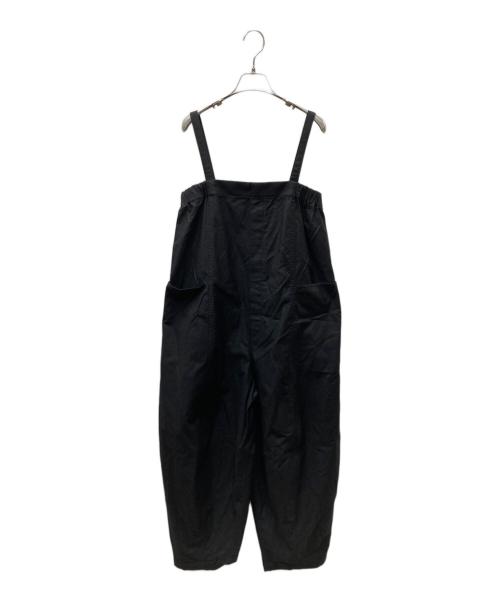 Curensology（カレンソロジー）Curensology (カレンソロジー) コットンネップサロペットパンツ ブラック サイズ:Freeの古着・服飾アイテム