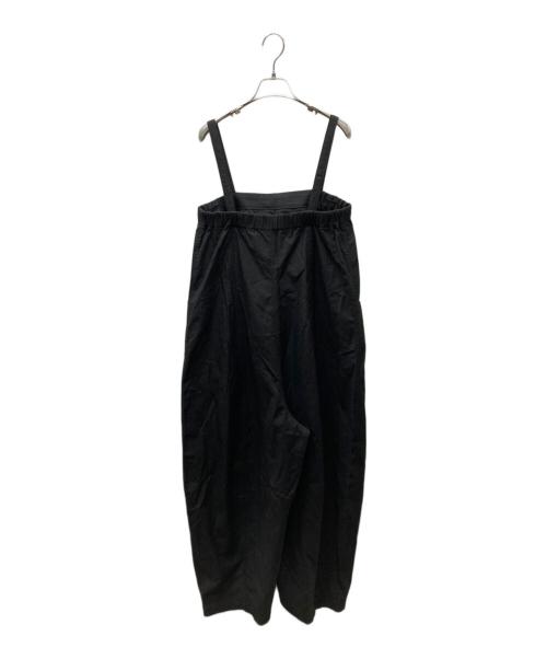 Curensology（カレンソロジー）Curensology (カレンソロジー) コットンネップサロペットパンツ ブラック サイズ:Freeの古着・服飾アイテム