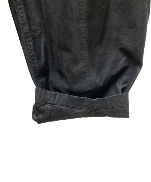 Curensology（カレンソロジー）Curensology (カレンソロジー) コットンネップサロペットパンツ ブラック サイズ:Freeの古着・服飾アイテム