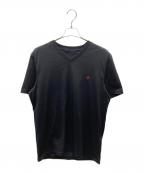 LOUIS VUITTONルイ ヴィトン）の古着「サークルLVロゴTシャツ」｜ブラック