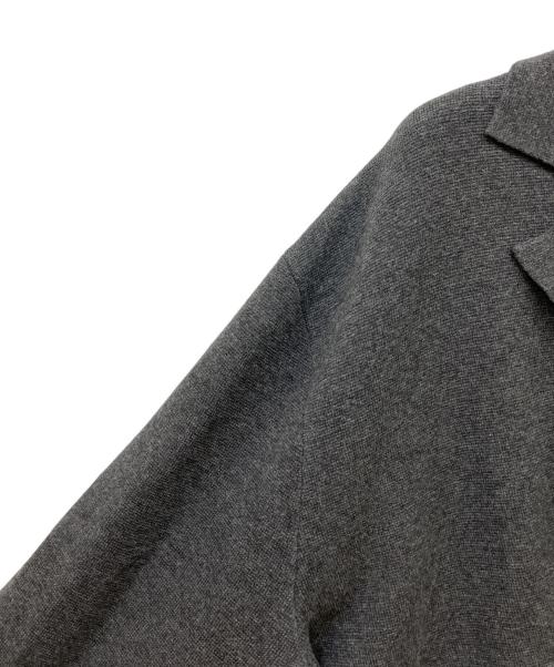 PLST（プラステ）PLST (プラステ) レーヨン混ニットジャケット グレー サイズ:Mの古着・服飾アイテム