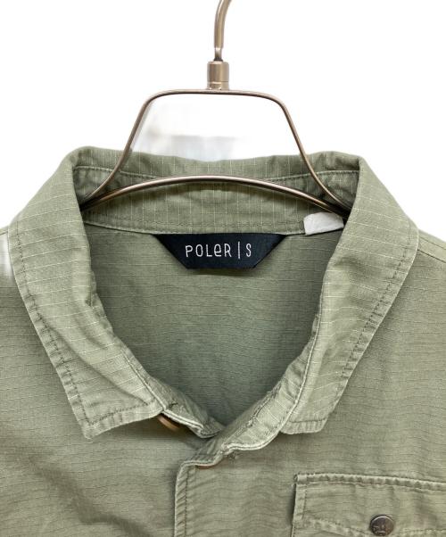 POLeR（ポーラー）POLeR (ポーラー) ミリタリージャケット グリーン サイズ:Sの古着・服飾アイテム