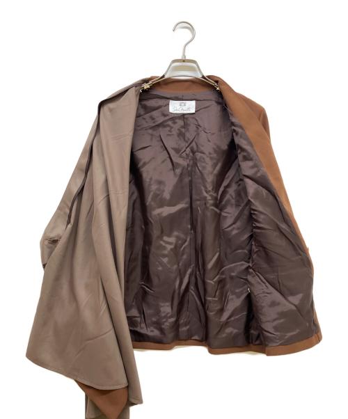 JUN OKAMOTO（ジュンオカモト）JUN OKAMOTO (ジュンオカモト) テーラードジャケット ブラウン サイズ:SIZE 34の古着・服飾アイテム