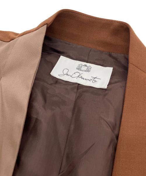 JUN OKAMOTO（ジュンオカモト）JUN OKAMOTO (ジュンオカモト) テーラードジャケット ブラウン サイズ:SIZE 34の古着・服飾アイテム