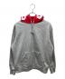 Supreme（シュプリーム）の古着「Contrast Hooded Sweatshirt」｜グレー×レッド