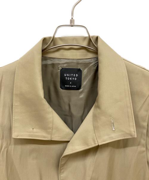 UNITED TOKYO（ユナイテッドトーキョー）UNITED TOKYO (ユナイテッドトーキョー) ステンカラーコート ベージュ サイズ:2の古着・服飾アイテム