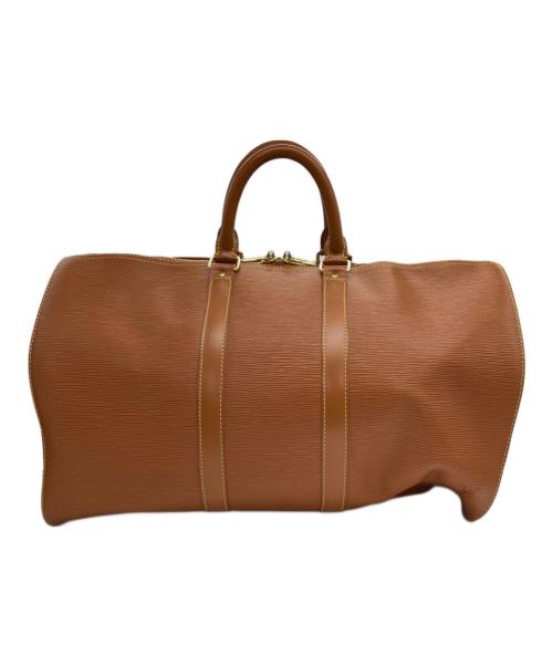 LOUIS VUITTON（ルイ ヴィトン）LOUIS VUITTON (ルイ ヴィトン) M42978 キーポル45 トラベルバッグ ベージュの古着・服飾アイテム