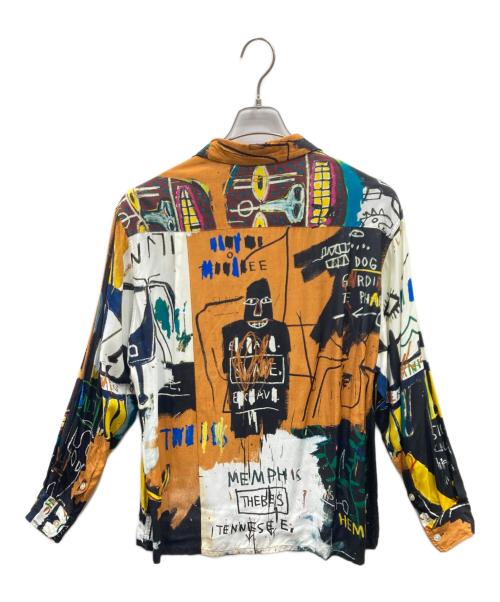 WACKO MARIA（ワコマリア）WACKO MARIA (ワコマリア) Jean-Michel Basquiat (ジャン ミシェル バスキア) ロングスリーブレーヨンシャツ マルチカラー サイズ:Mの古着・服飾アイテム