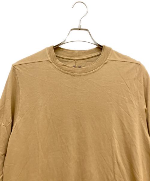 RickOwens DRKSHDW（リック・オウエンス ダークシャドウ）RickOwens DRKSHDW (リック・オウエンス ダークシャドウ) HUSTLER TEE ベージュ サイズ:SIZE Sの古着・服飾アイテム