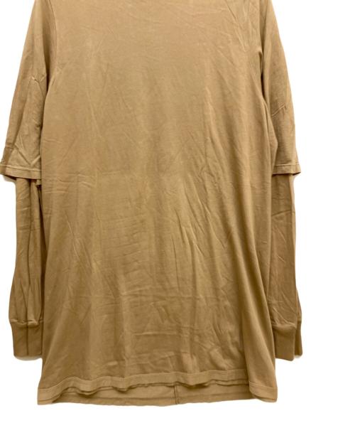 RickOwens DRKSHDW（リック・オウエンス ダークシャドウ）RickOwens DRKSHDW (リック・オウエンス ダークシャドウ) HUSTLER TEE ベージュ サイズ:SIZE Sの古着・服飾アイテム