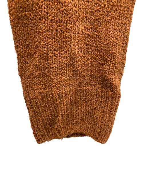 DRIES VAN NOTEN（ドリスヴァンノッテン）DRIES VAN NOTEN (ドリスヴァンノッテン) コットングラデーションニット オレンジ×ブラウン サイズ:Mの古着・服飾アイテム