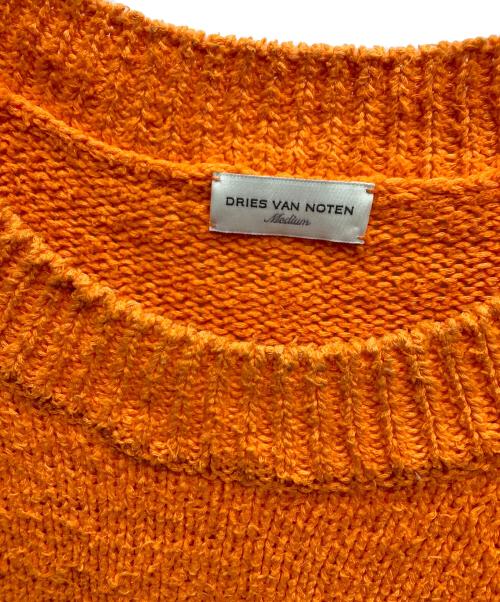 DRIES VAN NOTEN（ドリスヴァンノッテン）DRIES VAN NOTEN (ドリスヴァンノッテン) コットングラデーションニット オレンジ×ブラウン サイズ:Mの古着・服飾アイテム