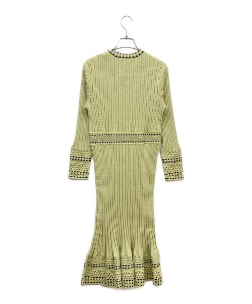 MORABITO（モラビト）MORABITO (モラビト) ニットワンピース イエロー サイズ:38の古着・服飾アイテム