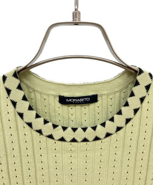 MORABITO（モラビト）MORABITO (モラビト) ニットワンピース イエロー サイズ:38の古着・服飾アイテム