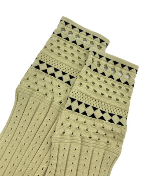 MORABITO（モラビト）MORABITO (モラビト) ニットワンピース イエロー サイズ:38の古着・服飾アイテム