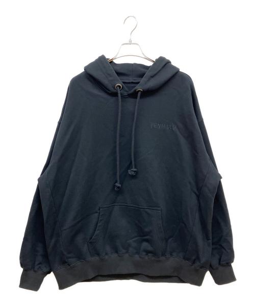 TENHALF（テンハーフ）TENHALF (テンハーフ) プルオーバーパーカー ブラック サイズ:Fの古着・服飾アイテム
