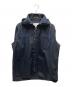 sacai（サカイ）の古着「コットンポプリンジップフーディシャツ」｜ネイビー