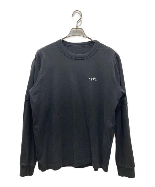 sacai（サカイ）sacai (サカイ) マッドサキ レイヤード長袖Tシャツ カットソー ブラック サイズ:SIZE 4の古着・服飾アイテム