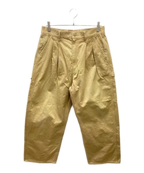 JUNYA WATANABE MAN（ジュンヤワタナベマン）JUNYA WATANABE MAN (ジュンヤワタナベマン) CarHartt (カーハート) Painter Pants タックパンツ ベージュ サイズ:XSの古着・服飾アイテム