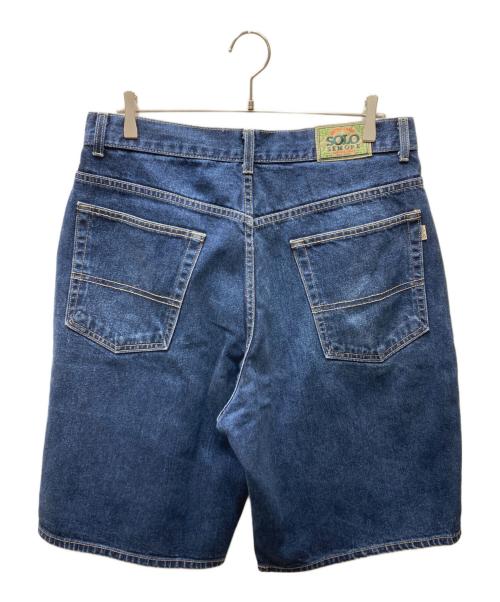 SOLO SEMORE（ソロセモア）SOLO SEMORE (ソロセモア) バギーデニムパンツ ブルー サイズ:36の古着・服飾アイテム