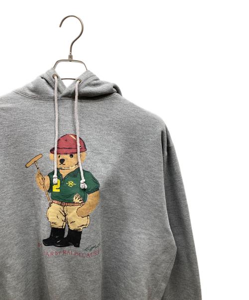 POLO RALPH LAUREN（ポロ・ラルフローレン）POLO RALPH LAUREN (ポロ・ラルフローレン) 90s ポロベアパーカー グレー サイズ:SIZE Lの古着・服飾アイテム