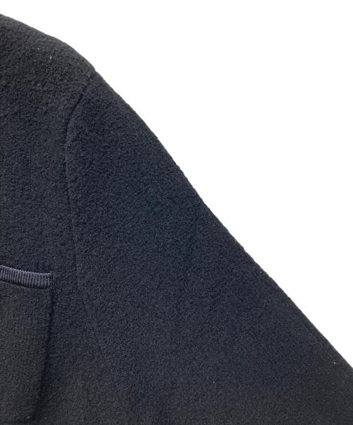 BALLSEY（ボールジィ）BALLSEY (ボールジィ) ウールナイロンブークレー フロントオープンカーディガン ブラック サイズ:Sの古着・服飾アイテム