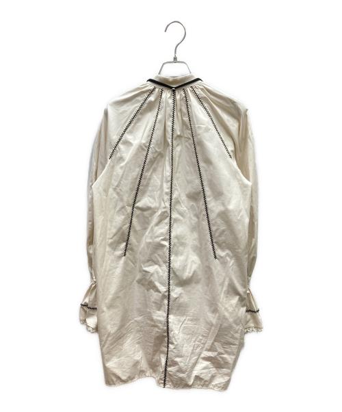 MaxMara（マックスマーラ）MaxMara (マックスマーラ) コットンツイルショートドレス アイボリー サイズ:36の古着・服飾アイテム