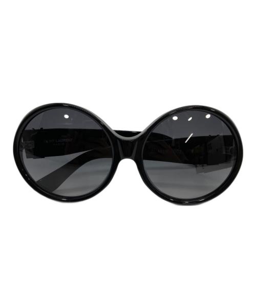 Saint Laurent Paris（サンローランパリ）Saint Laurent Paris (サンローランパリ) ラウンドフレームサングラス ブラック サイズ:6018 140の古着・服飾アイテム
