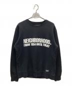 NEIGHBORHOODネイバーフッド）の古着「CLASSIC-S/C-CREW スウェット」｜ブラック