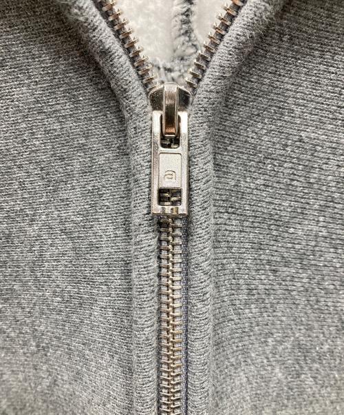 ALEXANDER WANG（アレキサンダー・ワン）ALEXANDER WANG (アレキサンダー・ワン) デンスフリース スタージップパーカー ジップパーカー グレー サイズ:Mの古着・服飾アイテム
