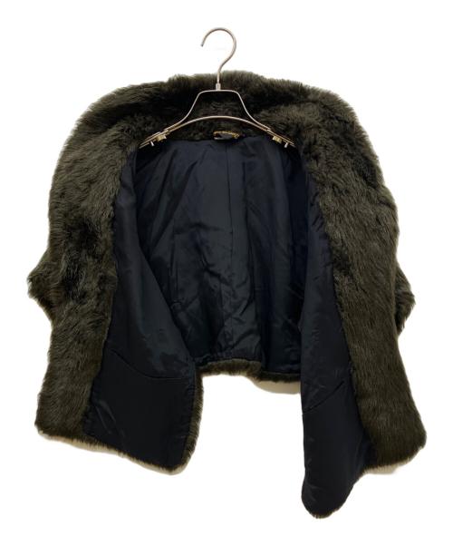 COMME des GARCONS（コムデギャルソン）COMME des GARCONS (コムデギャルソン) エコファーケープ オリーブの古着・服飾アイテム