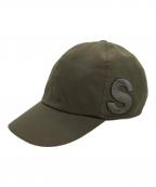 sacaiサカイ）の古着「S Cap / Suiting ロゴキャップ」｜オリーブ