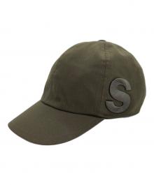 sacai（サカイ）の古着「S Cap / Suiting ロゴキャップ」｜オリーブ