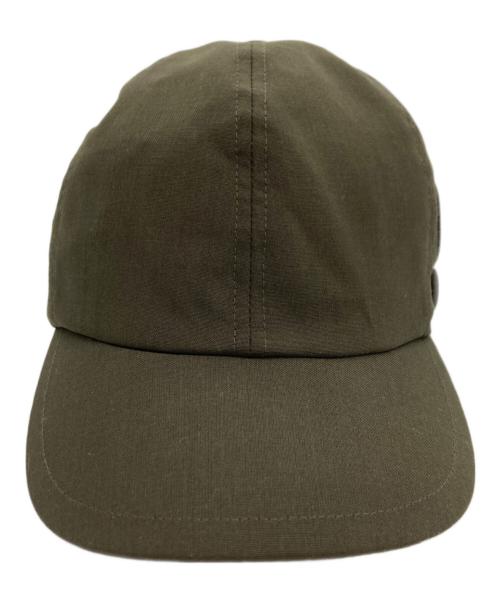 sacai（サカイ）sacai (サカイ) S Cap / Suiting ロゴキャップ オリーブの古着・服飾アイテム