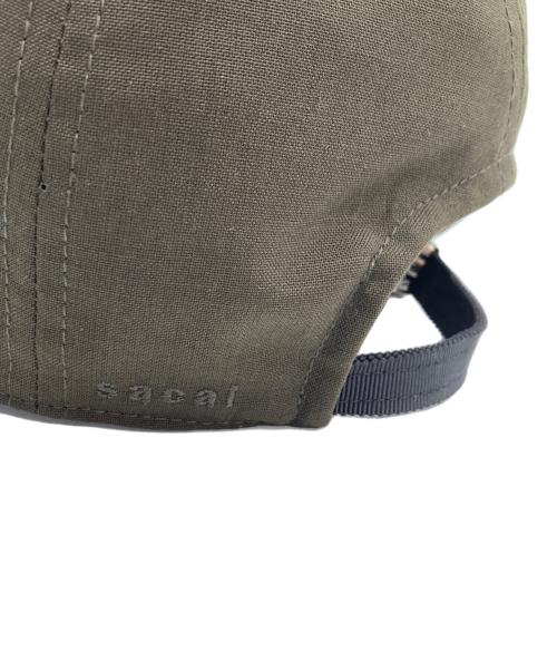 sacai（サカイ）sacai (サカイ) S Cap / Suiting ロゴキャップ オリーブの古着・服飾アイテム