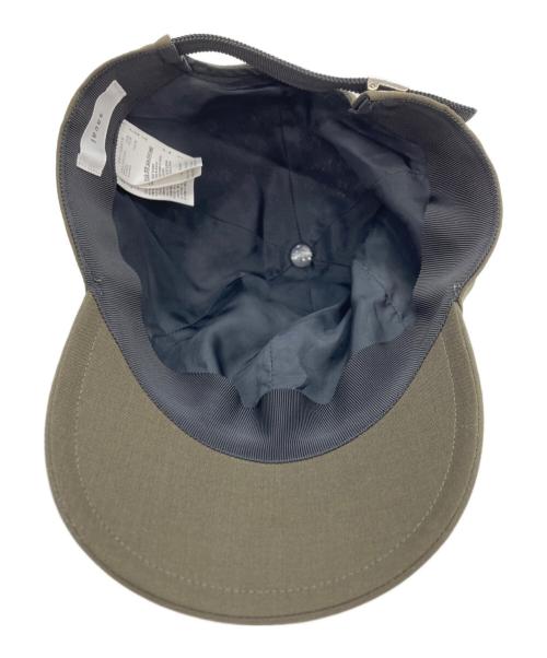 sacai（サカイ）sacai (サカイ) S Cap / Suiting ロゴキャップ オリーブの古着・服飾アイテム