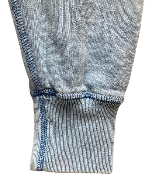 Maison Margiela 1 10（メゾン マルジェラ）Maison Margiela 1 10 (メゾン マルジェラ) 23SS Damaged Drop Shoulder SweatShirts ダメージ加工 ドロップショルダー スウェット ブルー サイズ:SIZE Sの古着・服飾アイテム