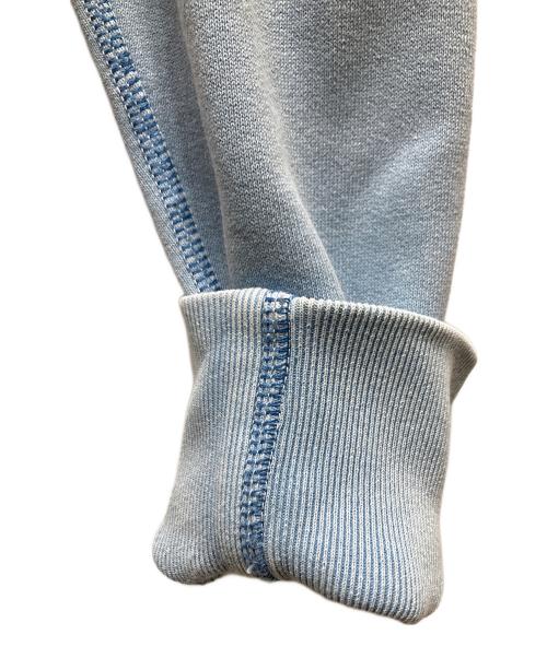 Maison Margiela 1 10（メゾン マルジェラ）Maison Margiela 1 10 (メゾン マルジェラ) 23SS Damaged Drop Shoulder SweatShirts ダメージ加工 ドロップショルダー スウェット ブルー サイズ:SIZE Sの古着・服飾アイテム