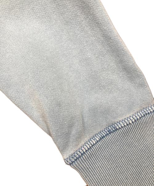 Maison Margiela 1 10（メゾン マルジェラ）Maison Margiela 1 10 (メゾン マルジェラ) 23SS Damaged Drop Shoulder SweatShirts ダメージ加工 ドロップショルダー スウェット ブルー サイズ:SIZE Sの古着・服飾アイテム