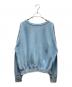 Maison Margiela 1 10 (メゾン マルジェラ) 23SS Damaged Drop Shoulder SweatShirts ダメージ加工 ドロップショルダー スウェット ブルー サイズ:SIZE S：27000円
