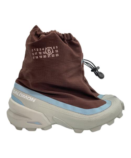 MM6 Maison Margiela（エムエムシックスメゾンマルジェラ）MM6 Maison Margiela (エムエムシックスメゾンマルジェラ) SALOMON (サロモン) Salomon MM6 Maison Margiela Cross Mid 'Brown' スニーカー サイズ:26.5cmの古着・服飾アイテム