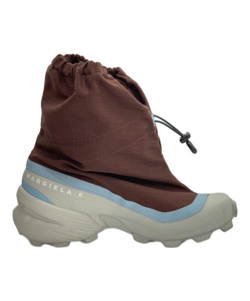 MM6 Maison Margiela（エムエムシックスメゾンマルジェラ）MM6 Maison Margiela (エムエムシックスメゾンマルジェラ) SALOMON (サロモン) Salomon MM6 Maison Margiela Cross Mid 'Brown' スニーカー サイズ:26.5cmの古着・服飾アイテム