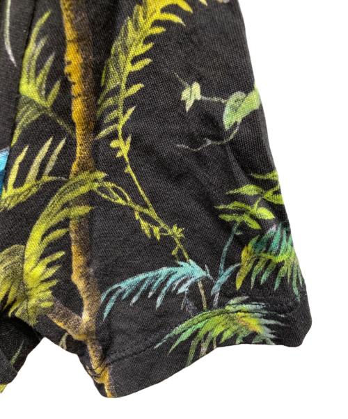 GUCCI（グッチ）GUCCI (グッチ) ボタニカル半袖Tシャツ ブラック×グリーン サイズ:XSの古着・服飾アイテム
