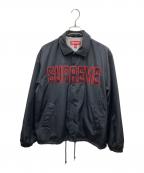 SUPREMEシュプリーム）の古着「26SS Spellout Coaches Jacket コーチジャケット」｜ブラック×レッド