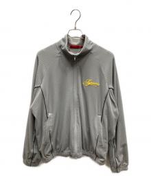 SUPREME（シュプリーム）の古着「26ss Velour Mesh Track Jacket ベロアジップジャケット」｜グレー