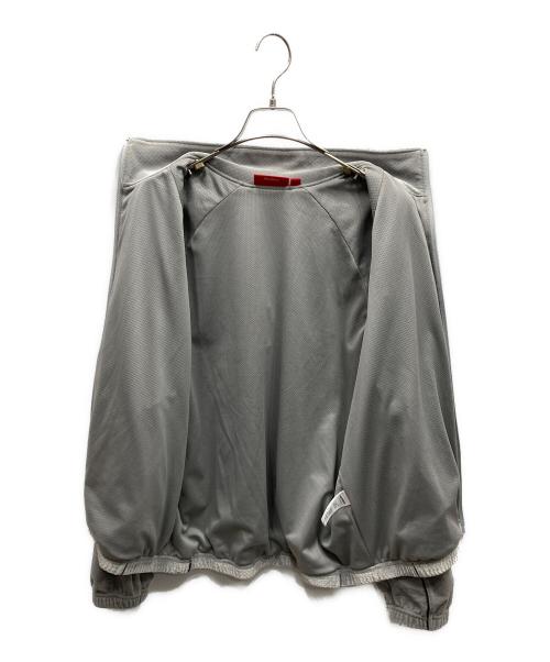 SUPREME（シュプリーム）Supreme (シュプリーム) 26ss Velour Mesh Track Jacket ベロアジップジャケット グレー サイズ:SIZE Mの古着・服飾アイテム